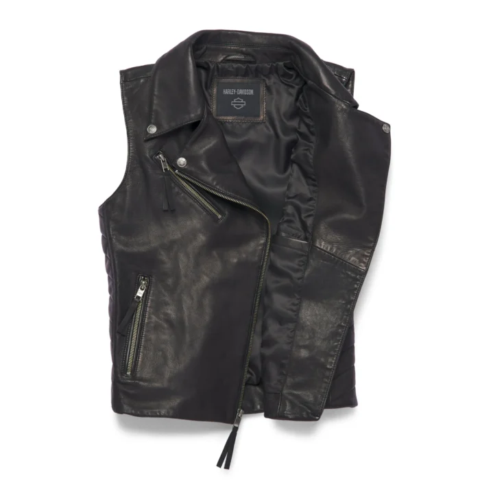 Womens Harley Davidson Leather Vest