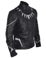 Black Panther Chadwick Boseman Leather Jacket