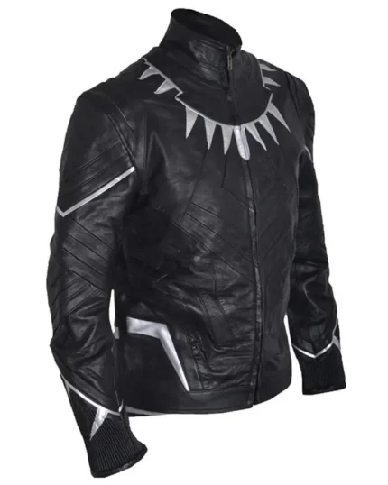 Black Panther Chadwick Boseman Leather Jacket