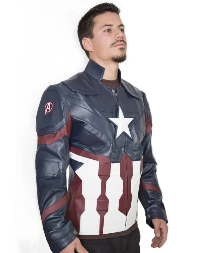 Captain America Avengers Age Of Ultron Leather Jacket