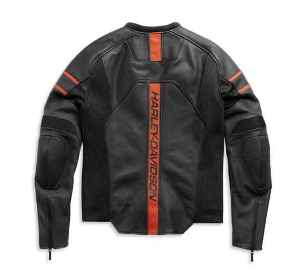 HD Mens Brawler Black Leather Jackets