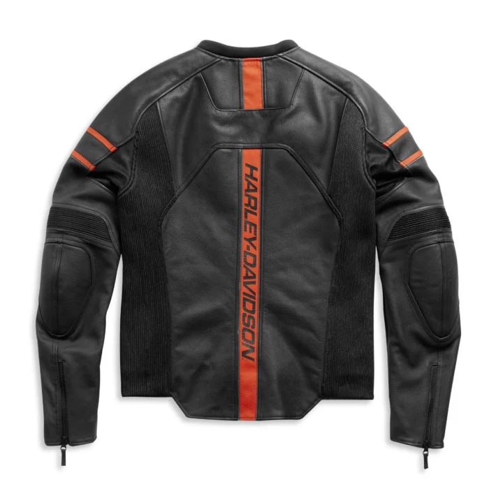 HD Mens Brawler Black Leather Jackets