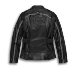 HD Womens Harley Davidson Hairpin Black Leather Jacket