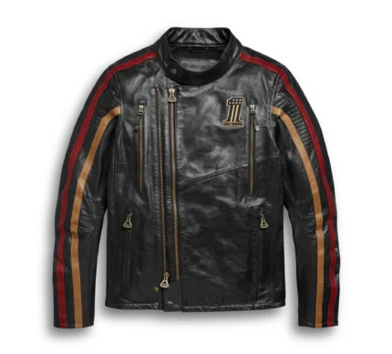 Harley Davidson Mens 1st Arterial Leather Jacket