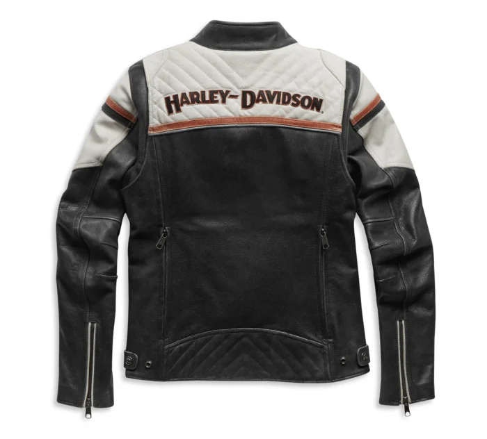 Harley Davidson Womens Miss Enthusiast II Leather Riding Jackets
