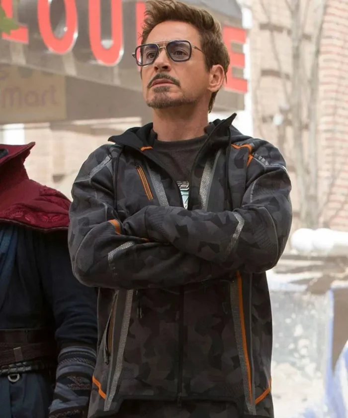 Iron Man Jr Infinity War Camouflage Jacket