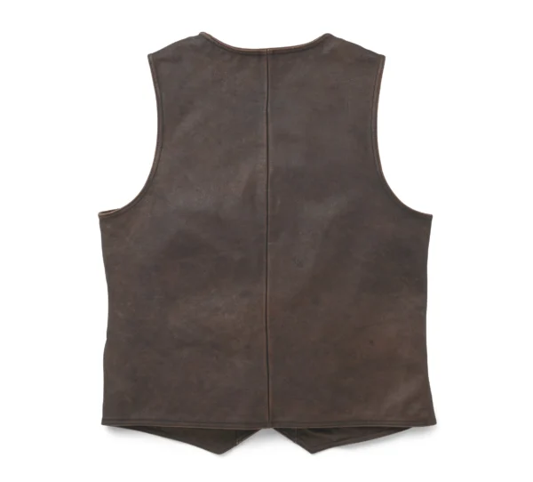 Mens Harley Davidson Bremen Leather Brown Vests