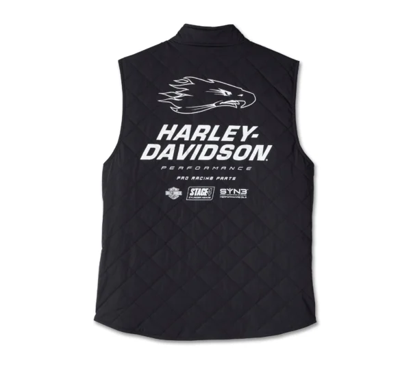 Mens Harley Davidson Screamin Eagle Black Vest