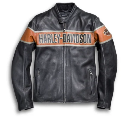 Mens Harley Davidson Victory Lane Leather Jacket