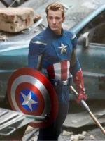 Steve Rogers Captain America The Avengers Leather Jacket