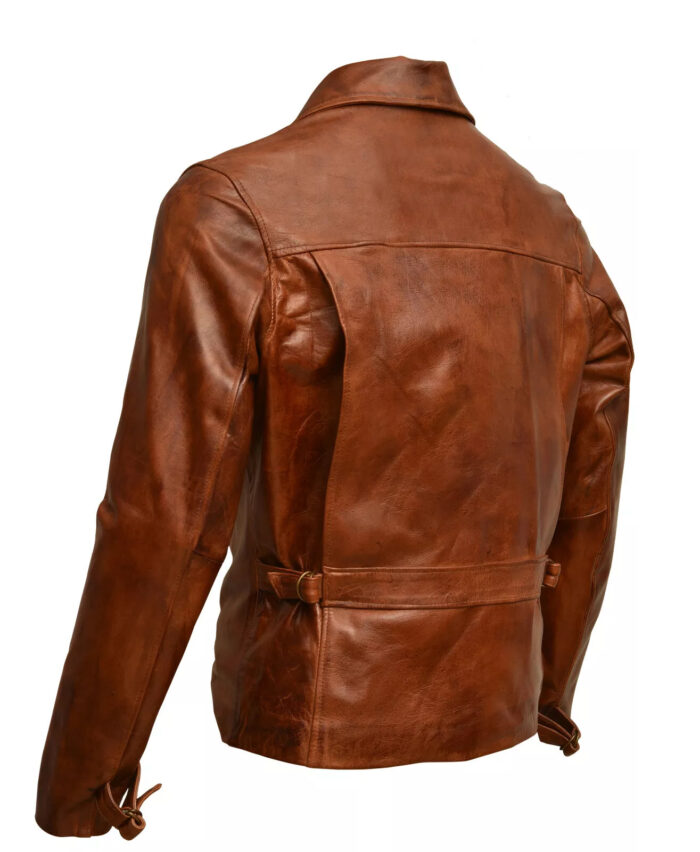 The First Avengers Distressed Real Leather Brown Jackets