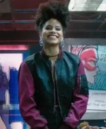 Deadpool 2 Zazie Beetz Domino Black Jacket