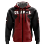 Deadpool Marvel Comics Zip Up Hoodie Jacket