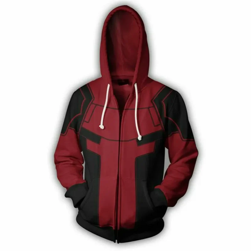 Deadpool Zipper Hooded Jacket