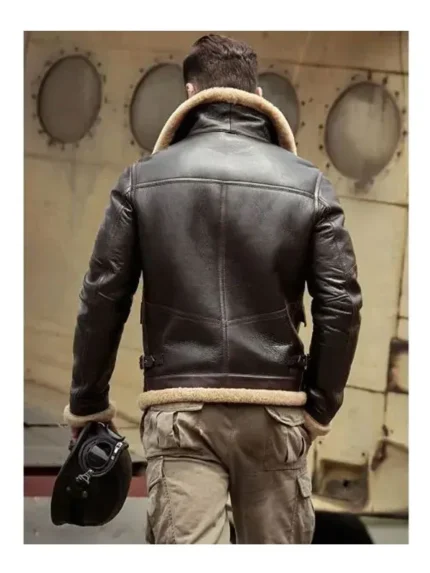 James Shearling Aviator B3 Flight Leather Jackets