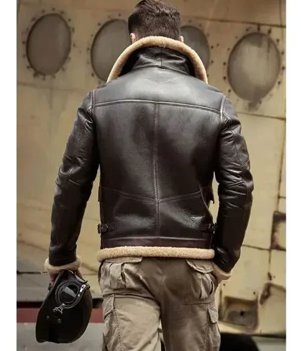 James Shearling Aviator B3 Flight Leather Jackets