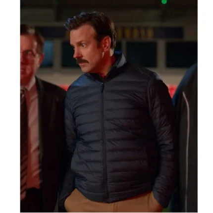 Jason Sudeikis Ted Lasso Puffer Quilted Jacket