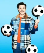 Jason Sudeikis Ted Lasso Quilted Check Jackets