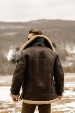 Matthew Belted Cuffs Shearling Leather Jackets