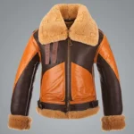 RAF Andrew Two Tone Aviator Shearling Jacket