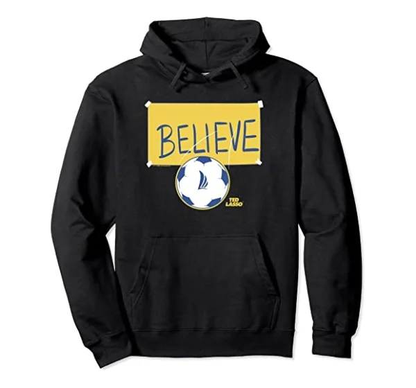 Ted Lasso Believe Black Hoodie