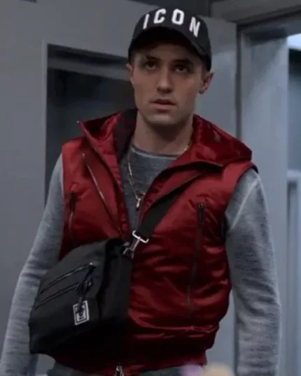 Ted Lasso Jamie Tartt Season 2 Hooded Red Vest