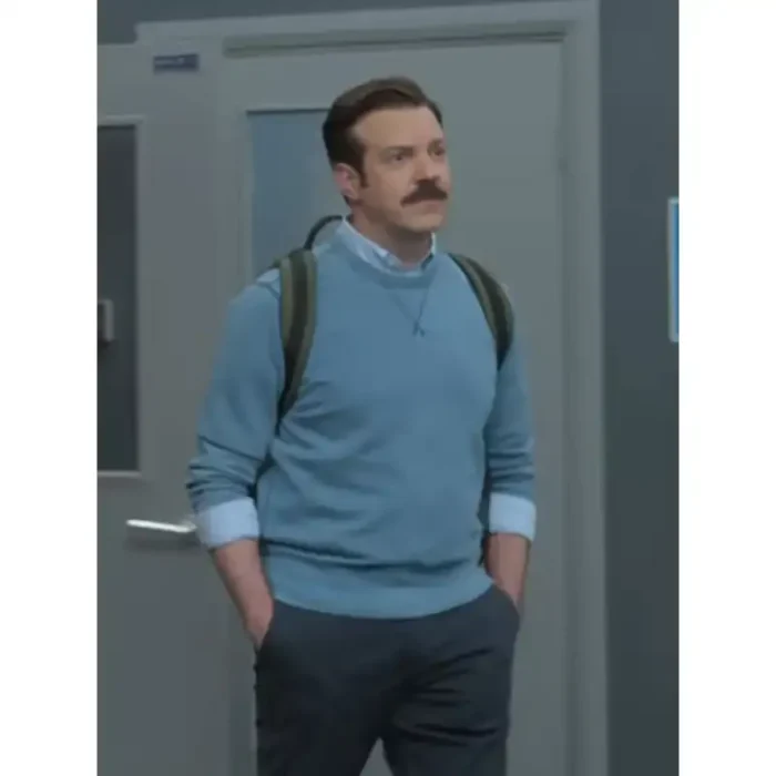 Ted Lasso S03 Jason Sudeikis Blue Baby Sweaters