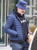 Ted Lasso S03 Jason Sudeikis Hooded Puffer Blue Jackets