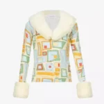 Ted Lasso S03 Keeley Jones Fur Collar Cardigan