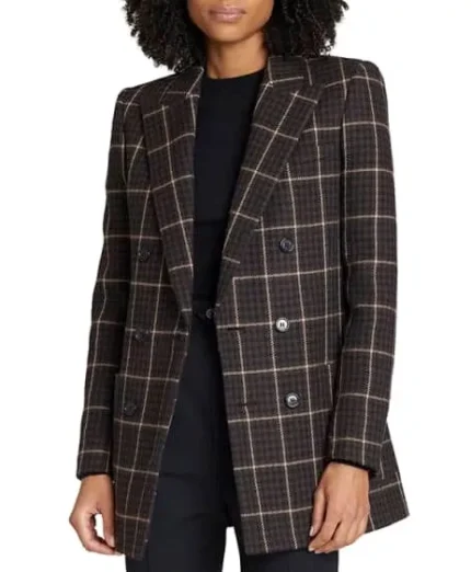 Ted Lasso Season 3 Bex Black Plaid Blazers