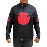 Vin Diesel Bloodshot Black Red Quilted Biker Jacket