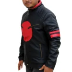 Vin Diesel Bloodshot Red Quilted Biker Jacket