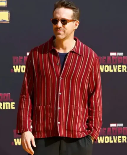 Deadpool And Wolverine Fan Event Ryan Reynolds Red Shirt