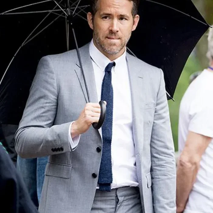 Ryan Reynolds Grey Suit